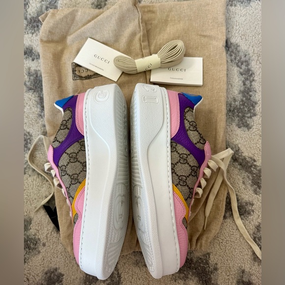Gucci GG Sneaker 'Beige Multi Monogram' - Size 38+ - Picture 9 of 10